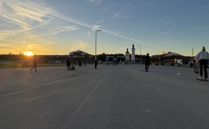 Longboarding in Munich