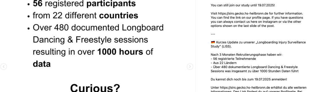 Half-Time - 3 Months of Recruiting at the LISS Study Half-Time - 3 Months of Recruiting at the LISS Study